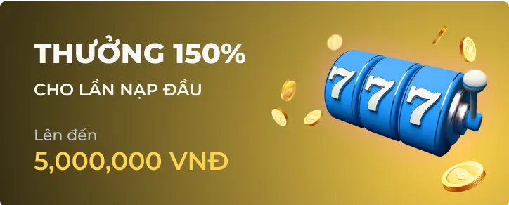 Thưởng 150% tại 33win6